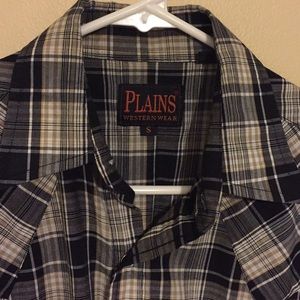 Western wear SS shirt. Snap up